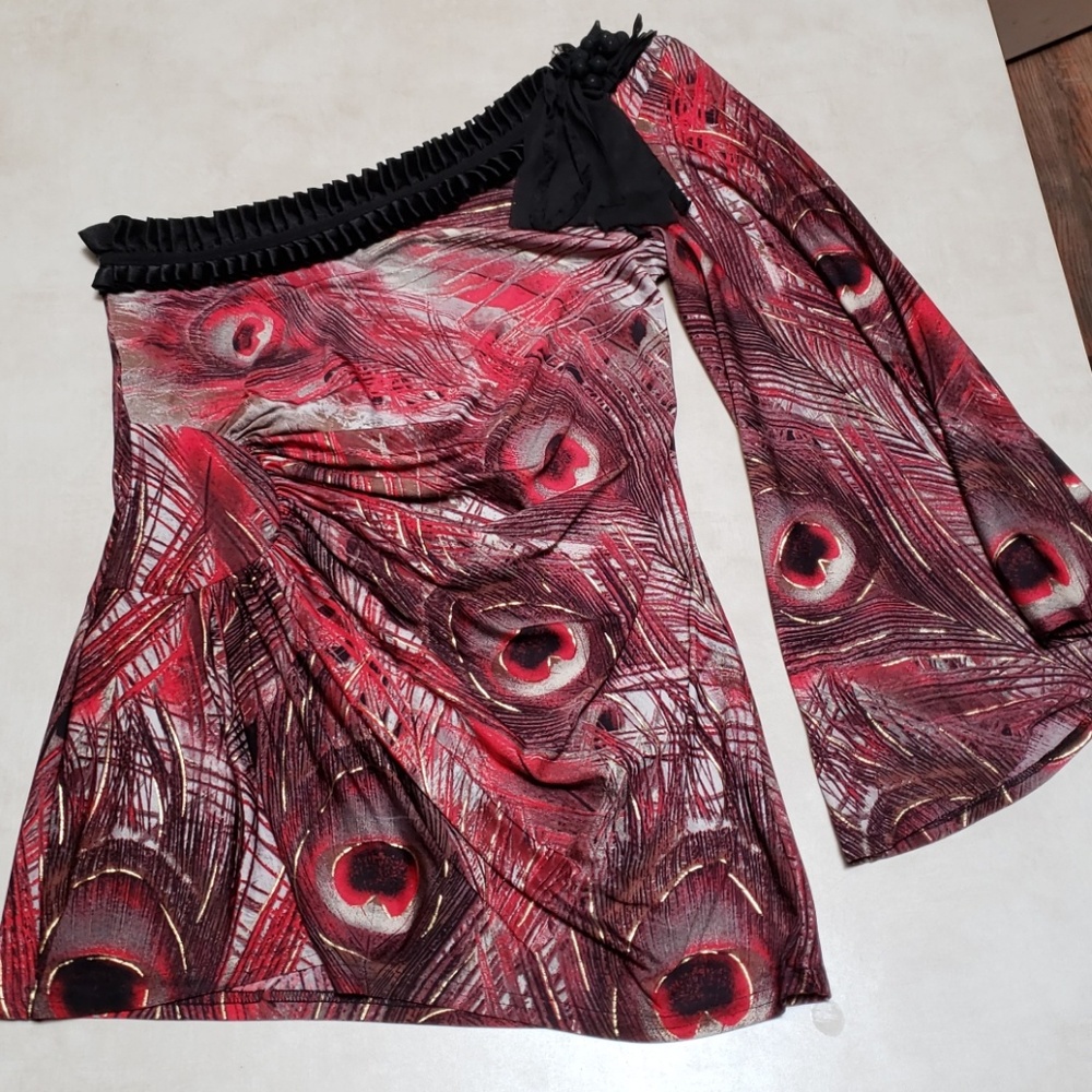 Off the shoulder fitted top